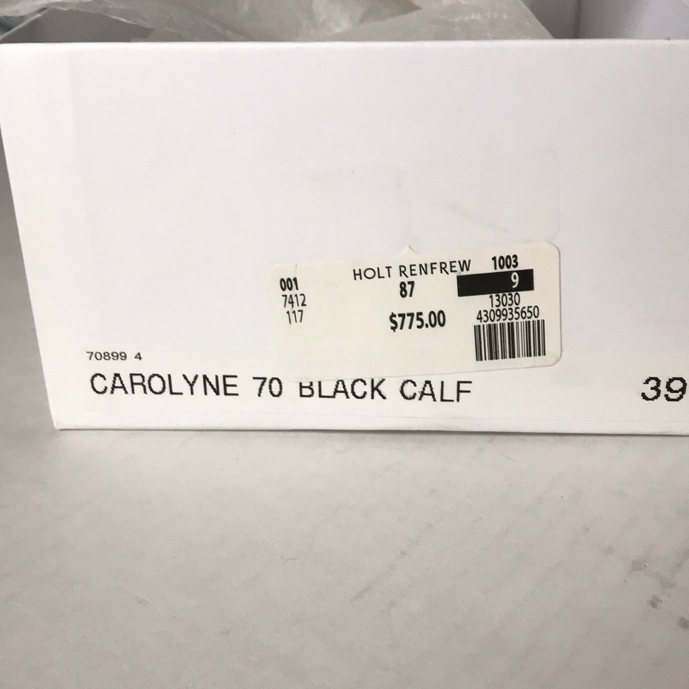 ✨SOLD✨Manolo Blahnik Carolyne Black Heels - Picture 7 of 8